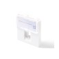 Lanview EURO OUTLET 45x45 - 1-PORT Lanview EURO OUTLET 45x45 - 1-PORT